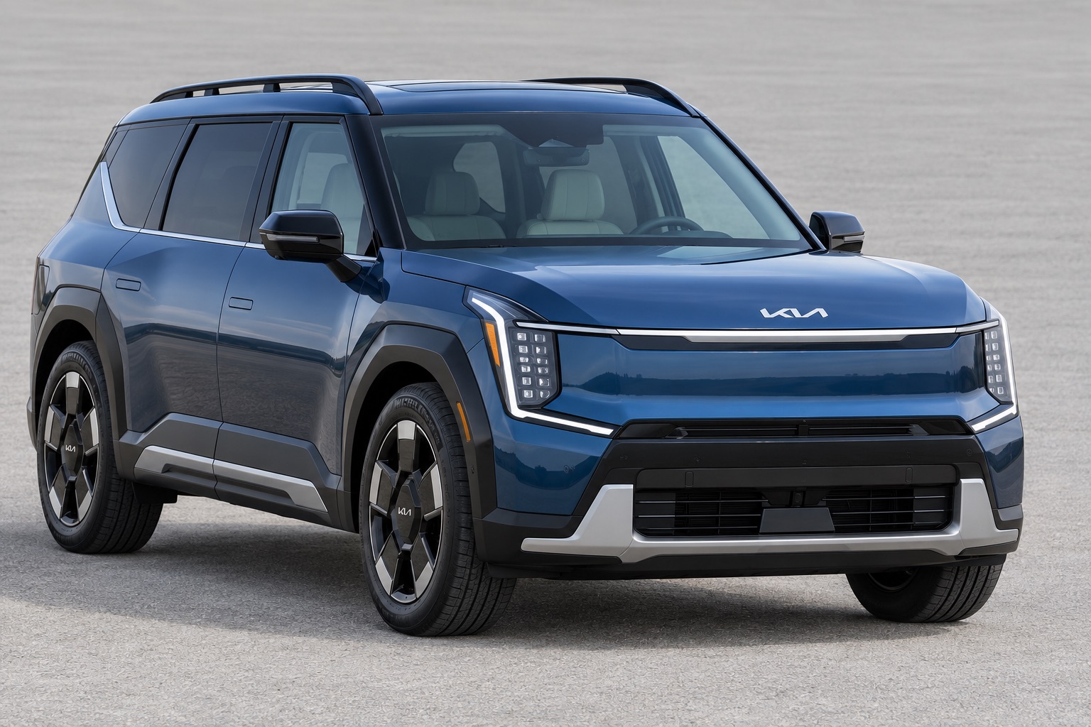 2025 Kia EV9 windshield replacement in Los Angeles, CA