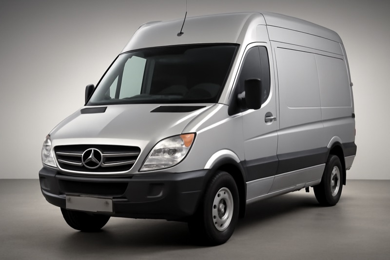 2010 Mercedes-Benz Sprinter 144" WB auto glass replacement in Los Angeles, CA