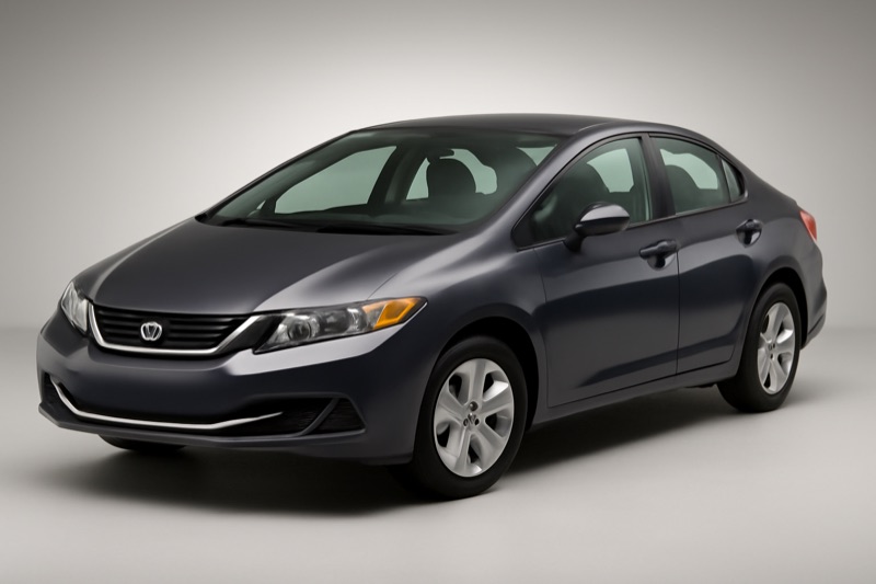 2013 Honda Civic windshield replacement in Los Angeles, CA